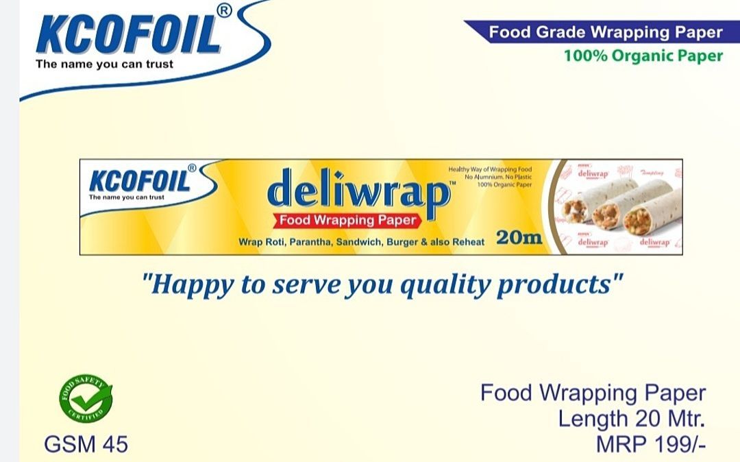 Deliwrap food werping paper 20m uploaded by KCO FOIL PVT LTD  on 6/3/2020