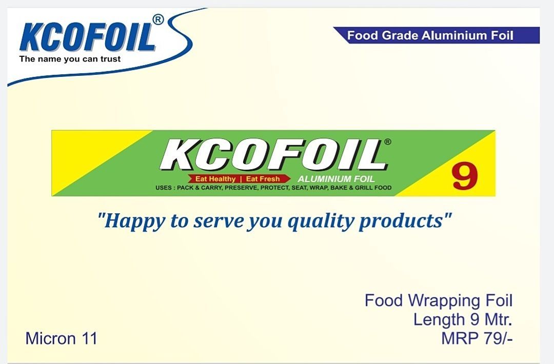 Kcofoil food wrapping foil 50gm 6m uploaded by KCO FOIL PVT LTD  on 6/3/2020