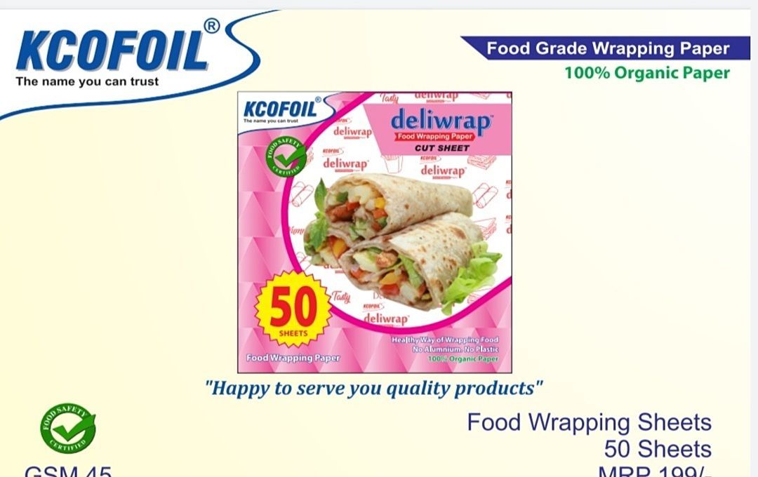 Food wearing butter paper 50pcs cut sheet uploaded by KCO FOIL PVT LTD  on 6/3/2020