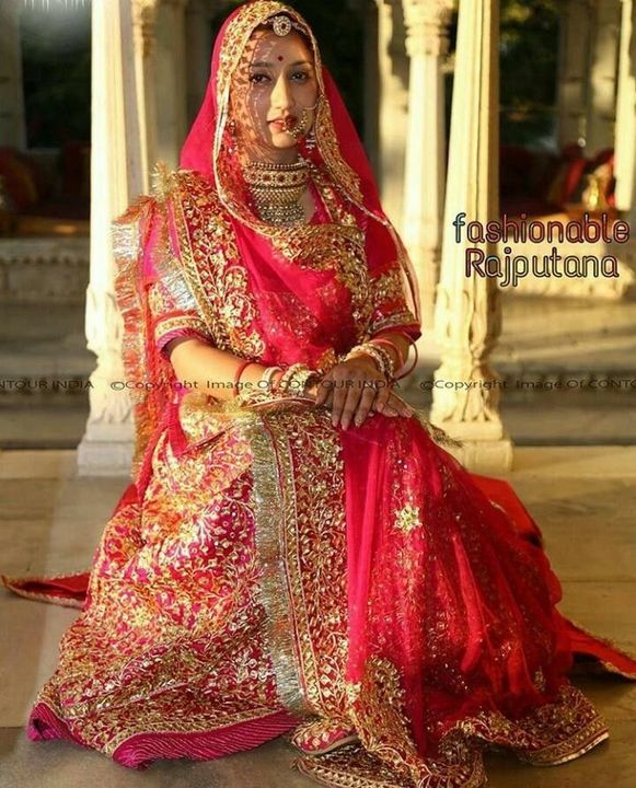 Post image I want 2 Pieces of I want bridal rajputi poshak.
Below is the sample image of what I want.