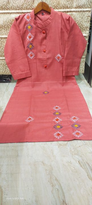 Embroidery kurti uploaded by business on 10/21/2021