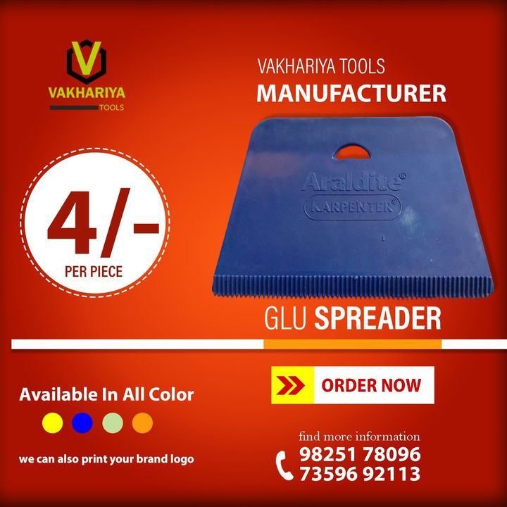 Glue spreader uploaded by Vakhariya tools on 10/22/2021