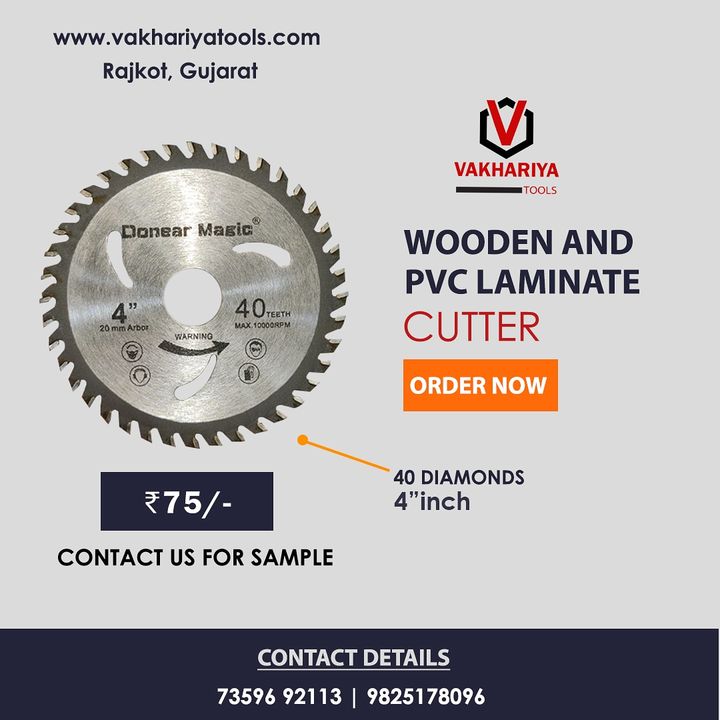Wooden cutter uploaded by Vakhariya tools on 10/22/2021