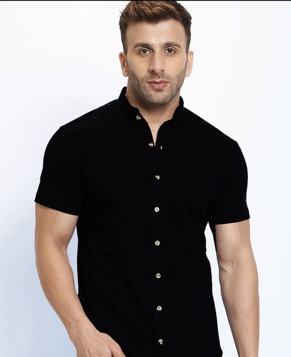 Men's Green Cotton Solid Short Sleeves Regular Fit Casual Shirt uploaded by business on 10/22/2021