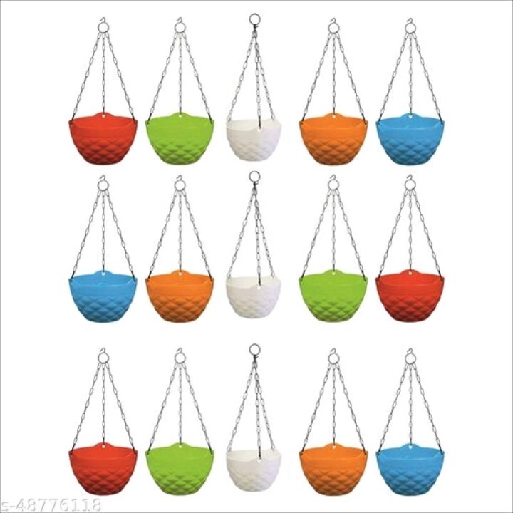 6 woven design hanging baskets planter  uploaded by ONLINESHOP YOUR on 10/22/2021