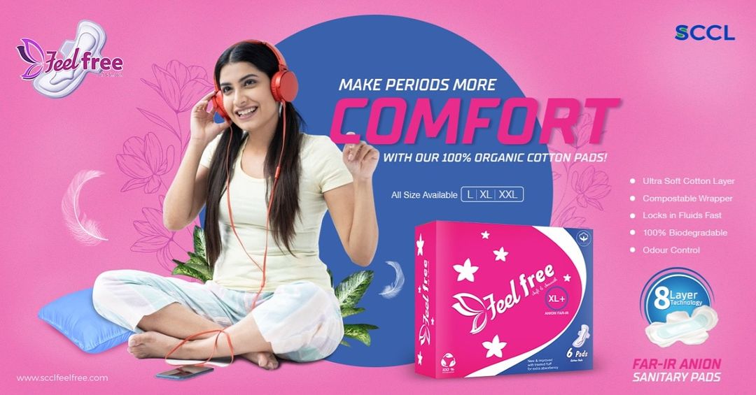 Post image feelfree 💯 organic cotton sanitary napkins Looking for Dealers &amp; Distributors in South india
Become a Distributor of feelfree hygiene Products - A Leading sanitary napkins Brand in South India for the Finest and Healthiest napkins.
Call us for more information - +91 9677575095Visit our website www.scclfeelfree.com