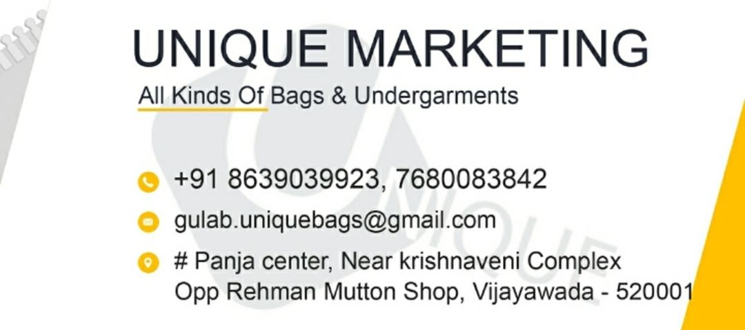 UNIQUE Bags & Undergarments