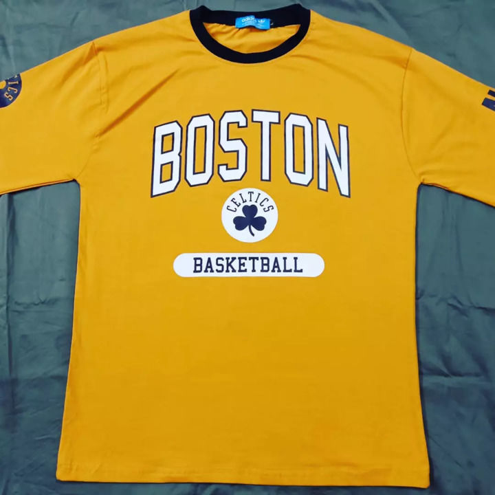 Post image Boston mustard printed drop shoulder cotton tshirt.Price Rs.400 only.All india delivery plus shipping charges.Interested call or what's app on 7738804021/8828076646