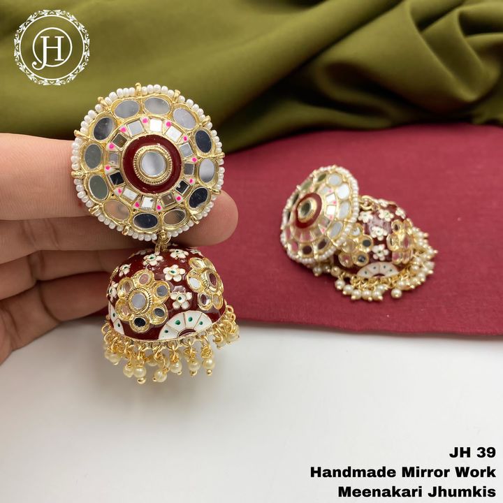 Post image Menakshi kundan earrings only 590+Shipping