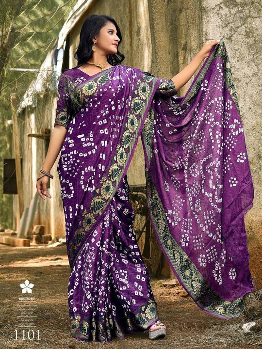 Bandhani Saree uploaded by business on 10/23/2021