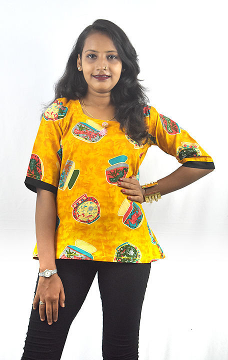 Matka Print Cotton Top uploaded by business on 9/17/2020