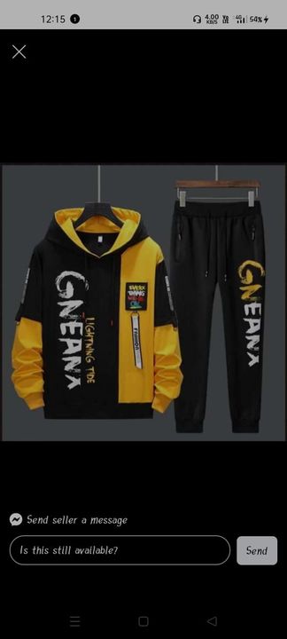 Post image I want 1 Pieces of If anyone of u have this tracks suit which is available on cod kindly tell me.
Chat with me only if you offer COD.
Below is the sample image of what I want.