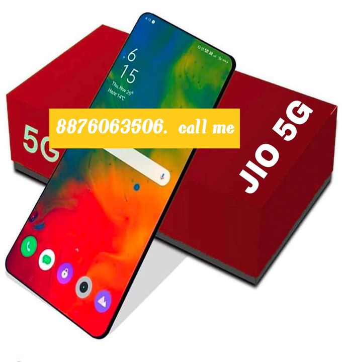Post image मुझे Jio phone 3 5G की 1500 Pieces चाहिए।
मुझसे चैट करें, अगर आप COD सुविधा देते हैं।
मुझे जो प्रोडक्ट चाहिए नीचे उसकी सैंपल फोटो डाली हैं।