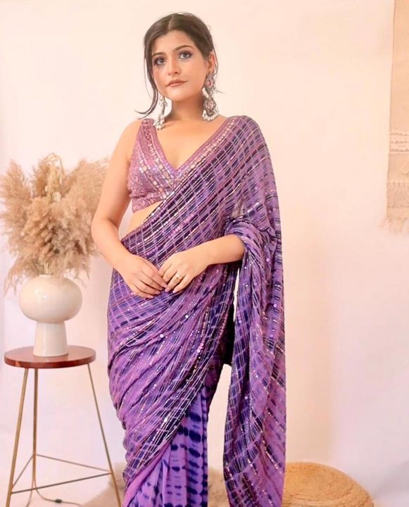 Georgett saree uploaded by business on 10/23/2021