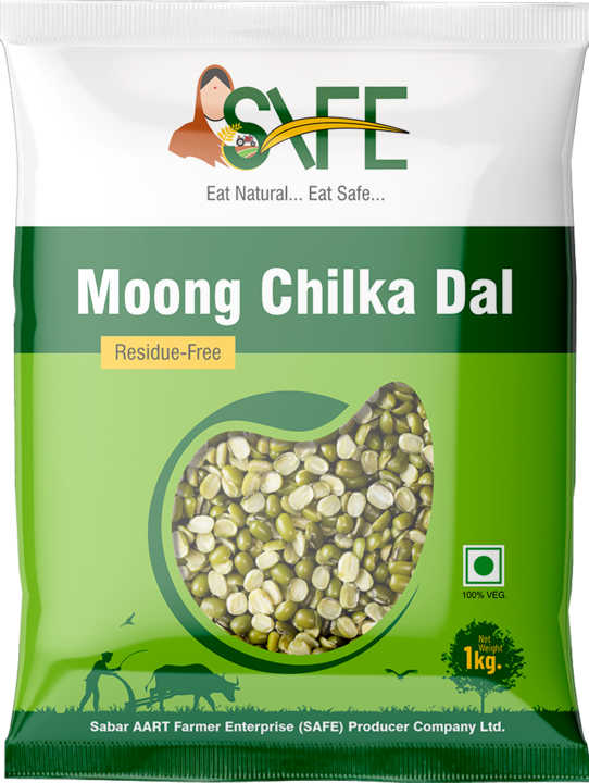 Residue Free Moong Chilka Dal uploaded by SAFE Producer company limited on 10/24/2021