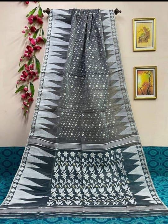 New collection all over Jamdani  uploaded by SAREES ZONE on 10/24/2021