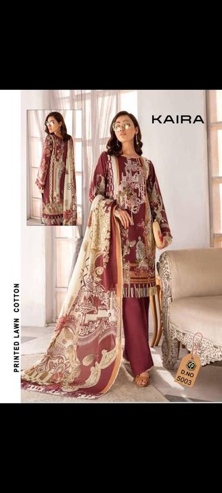 Pakistani lawn suit uploaded by Mmz garments on 10/24/2021
