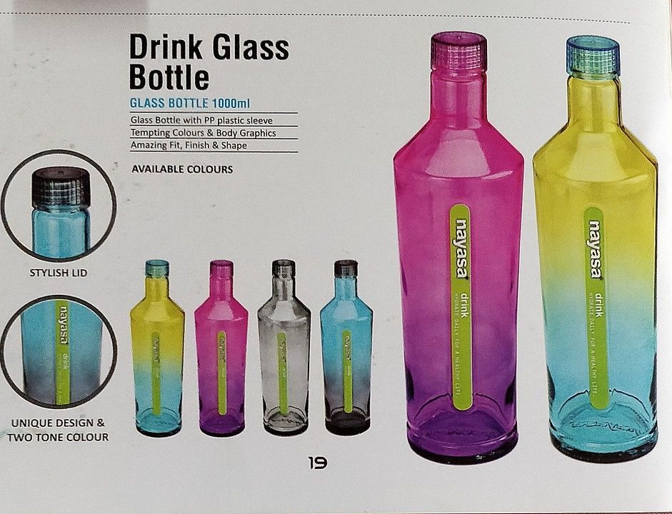 Drink Glass Bottle 1000 ml uploaded by Krishna Sales on 6/4/2020