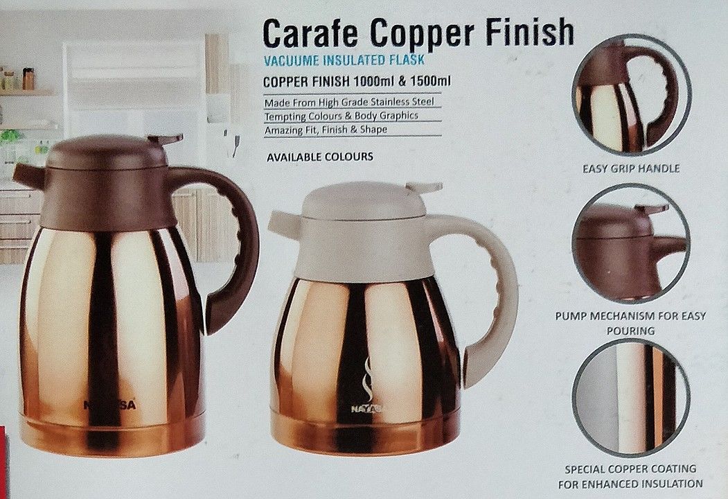 Carafe Copper Finish Flask 2 PCs Set uploaded by business on 6/4/2020
