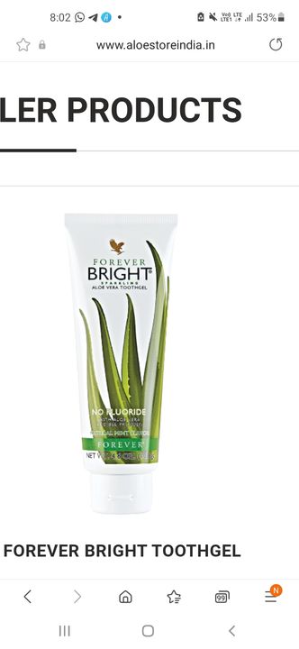 Forever bright toothgel  uploaded by Suresh mori on 10/24/2021