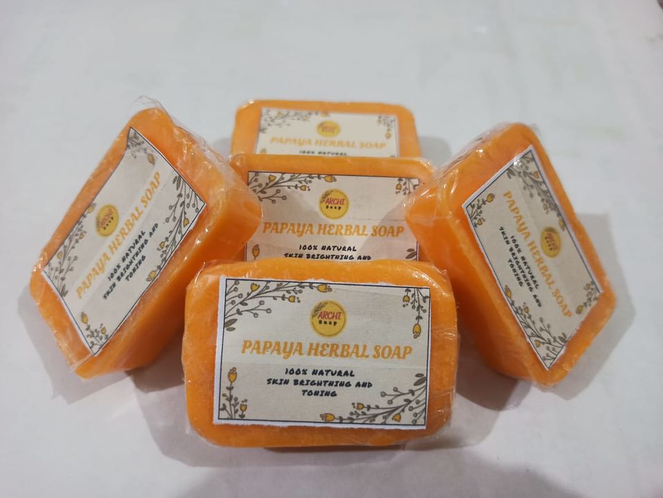 Papaya herbal soap uploaded by Archi Shop on 10/24/2021
