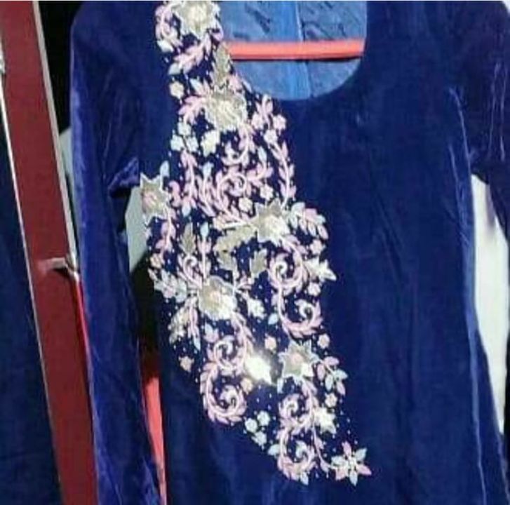Hand Work Embroidery Zari Art New Gown Standard Gown Dreses Anker Dhaga Stone Work Gown Dress  uploaded by Staylish Fashion Designer Boutiqh on 10/24/2021