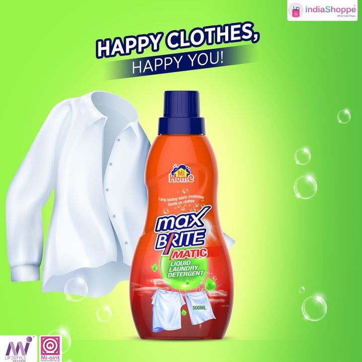 Mi home Max Brite matic liquid luandery detergent  uploaded by Online_shop_001 on 10/25/2021