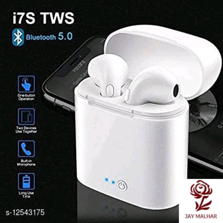 Post image i7s TWS v5.0+EDR Bluetooth Headset with Smart Touch Control Bluetooth Headset with Mic (White, in The Ear)Product Name: i7s TWS v5.0+EDR Bluetooth Headset with Smart Touch Control Bluetooth Headset with Mic (White in The EarMaterial: ABS PlastiProduct Type: EarbuType: TWCompatibility: All SmartphoneMultipack: Color: WhitMic: YeCharging Type: Micro USBattery Charge Time: 1 HouBattery Backup: 7 HourControl Button: YeNoise Cancelling: Ye
SizesFree Siz
Country of Origin: Indiaiae: sssrBse1sSdc)y of Origin: India