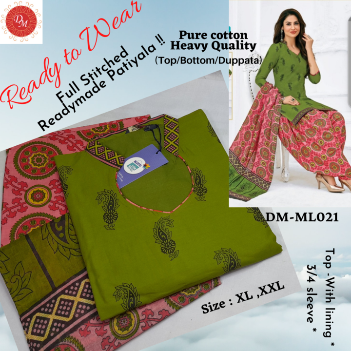 Readymade salwaarsuit  uploaded by Deeran Collectionz on 10/25/2021