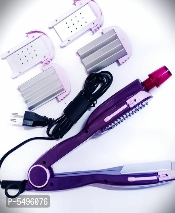 Hair crimper straightener with steam function  uploaded by Manohacollection on 10/25/2021