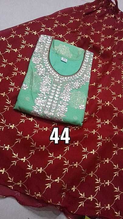 Doriya Skirt Kurti uploaded by Mateshwari collection  on 9/18/2020