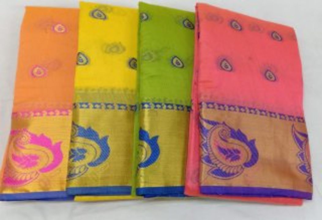 Cotton butta sarees uploaded by business on 10/25/2021