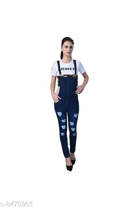 Catalog Name:*Urbane Retro Women Jumpsuits*
Fabric: Denim
Sleeve Length: Sleeveless
Pattern: Dyed/ W uploaded by Sanjus shop on 9/18/2020