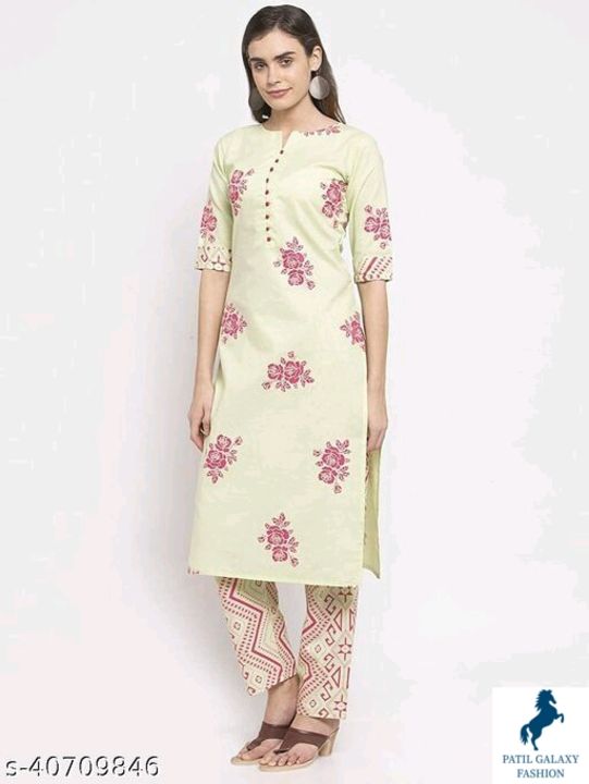 Kurti with bottom uploaded by business on 10/25/2021