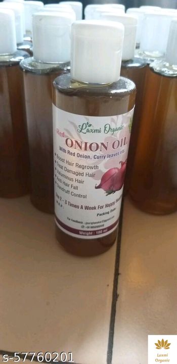 Onion Hair oil uploaded by Laxmi Organic on 10/25/2021