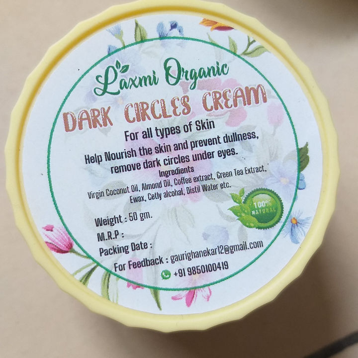 Dark circle cream uploaded by Laxmi Organic on 10/25/2021