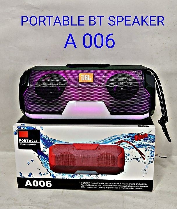 A006 Bluetooth speaker uploaded by Sainath Telecom on 6/4/2020