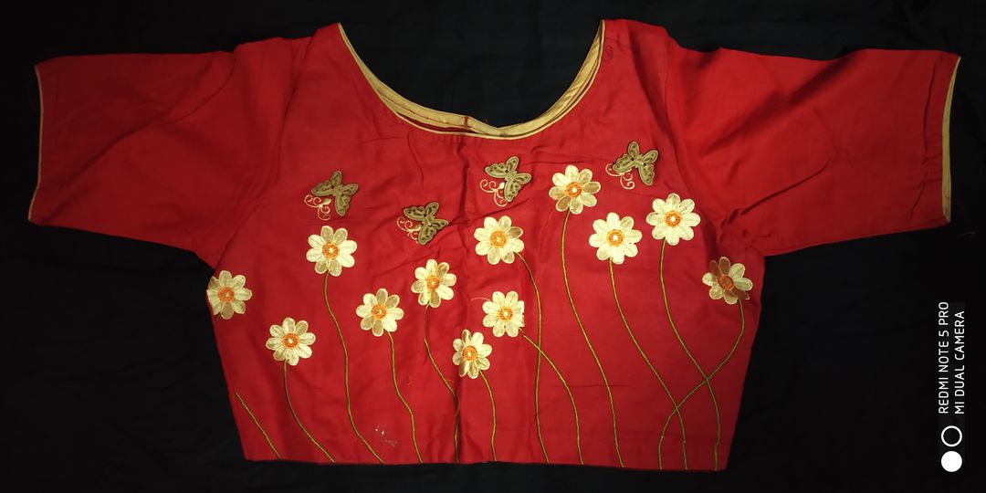 Khadi Cotton Embroidery blouse uploaded by business on 10/25/2021