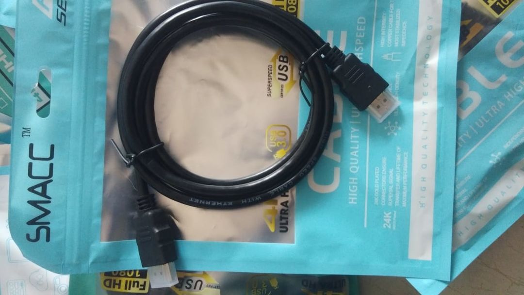 1.5 Mtr hdmi cable Smacc uploaded by Ns technology india on 10/25/2021
