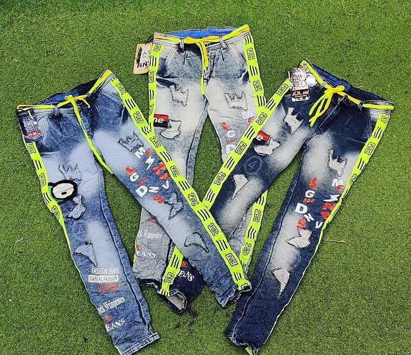 Funky jeans uploaded by Galaxy Star fashion on 9/18/2020