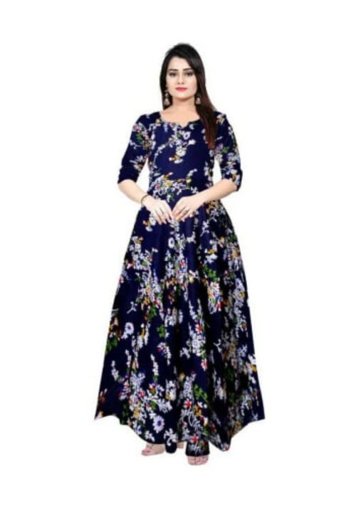 Frionkandy stitched Rayon Anarkali Gown uploaded by business on 10/26/2021