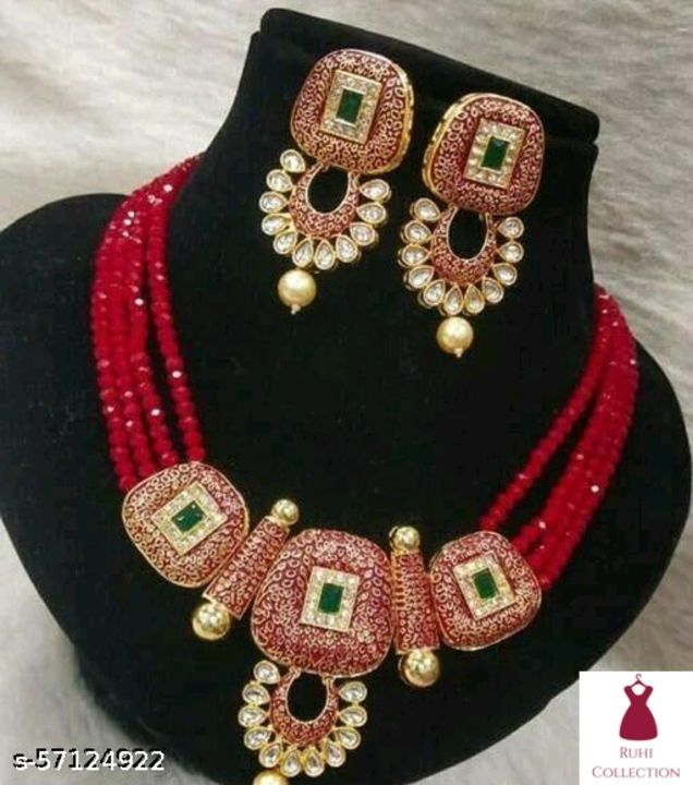 Beautiful necklace uploaded by Ruhi collection on 10/26/2021