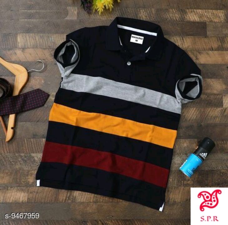 Trendy  COTTON  Solid Tshirts
Fabric:Cotton, patter: colour blocked ,GSM:220,Fabric Type: cotton piq uploaded by business on 10/26/2021