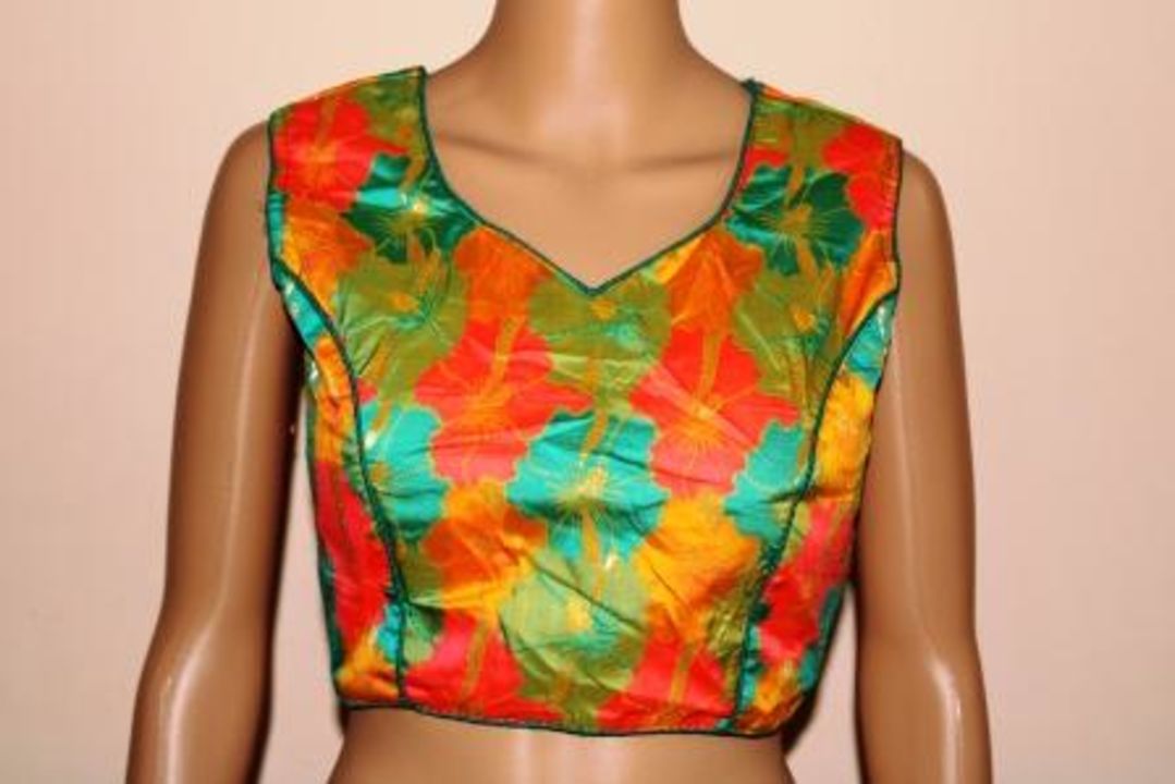 Post image Hello Everyone, Checkout My New Products!!!Multicolour Flower Printed Readymade Blouses..Limited stock available...