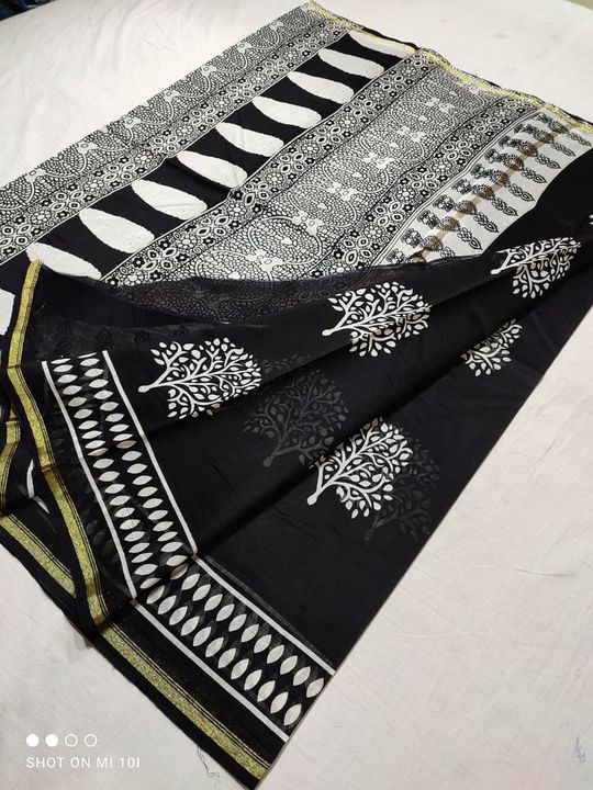 Chanderi handloom parint saree uploaded by business on 10/26/2021