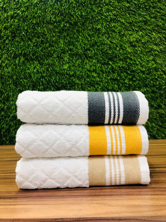 100% Cotton Border Design Bath Towel uploaded by R-TREK PRIME INTERNATIONAL PVT LTD on 10/26/2021