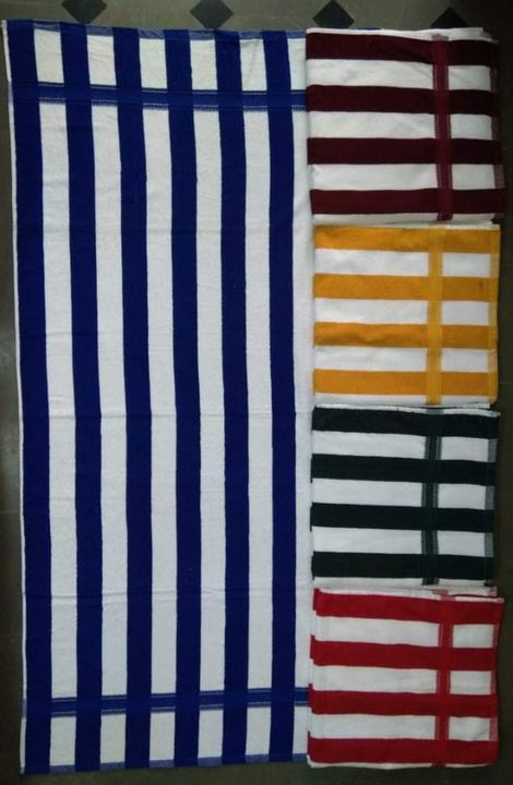 100% Cotton Cabana Stripe Bath/Beach Towel uploaded by R-TREK PRIME INTERNATIONAL PVT LTD on 10/26/2021