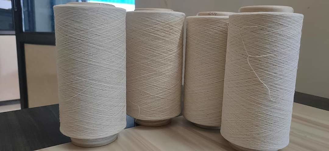 Natural cotton yarn uploaded by business on 6/4/2020
