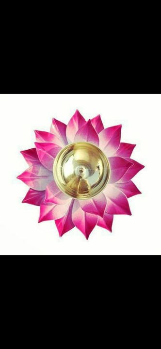 Metal colorfull lotus petal brass pyali diya  uploaded by P G INDUSTRIES on 10/27/2021
