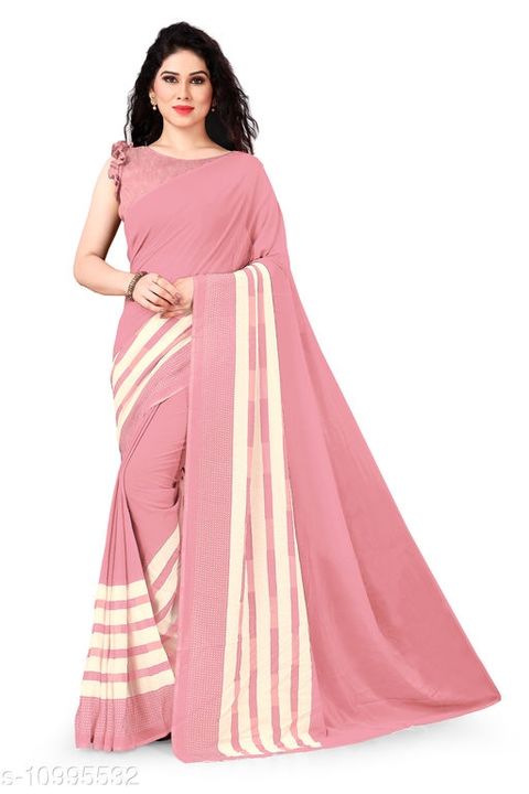 Post image Catalog Name:*Myra Fashionable Sarees*Saree Fabric: GeorgetteBlouse: Running BlouseBlouse Fabric: GeorgettePattern: PrintedBlouse Pattern: PrintedMultipack: SingleSizes: Free Size (Saree Length Size: 6 m, Blouse Length Size: 0.8 m) 
Dispatch: 2-3 DaysEasy Returns Available In Case Of Any Issue*Proof of Safe Delivery! Click to know on Safety Standards of Delivery Partners- https://ltl.sh/y_nZrAV3